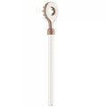 Retractable Double-Sided Back Scratcher, Multi-Function Itch Relief Tool with Ball-Point Massager—Brown