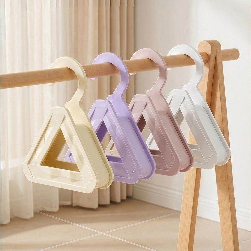 2-Pack Triangular No-Mark Bag Storage Hooks, Multi-Purpose Anti-Crease Hanger for Handbags, Scarves, and Ties—Purple