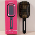 3D Air Cushion Hair Brush, Multi-function Scalp Massage Detangler Comb for Home Hair Styling—Black