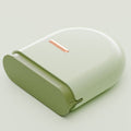 Portable Ventilated Retainer Case, Orthodontic Invisible Braces & Denture Storage Box With Tool Compartment—Green