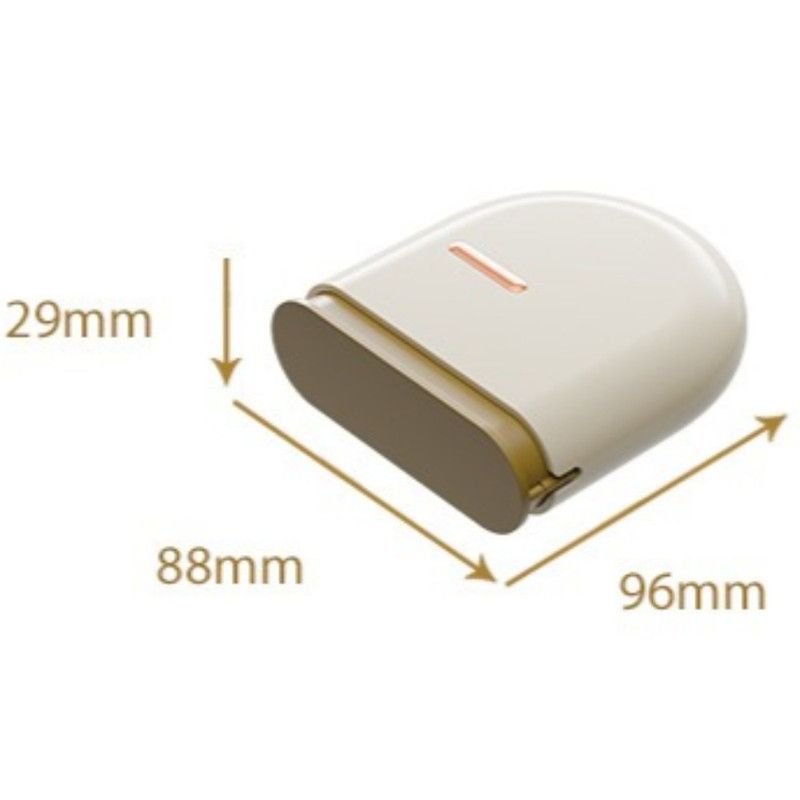 Portable Ventilated Retainer Case, Orthodontic Invisible Braces & Denture Storage Box With Tool Compartment—White