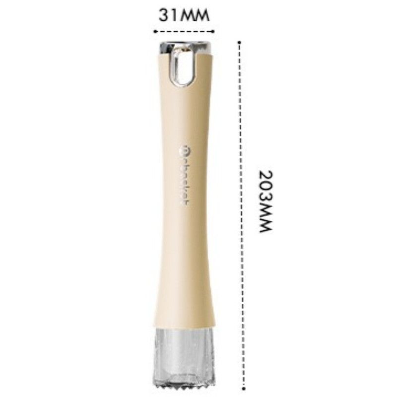 Ice Muddler, Fruit Crushing Muddler for Homemade Milk Tea & Lemon Drinks—Green