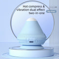 Electric Suction Cup Massage Ball Deep Tissue Vibrating Heat Therapy Blue