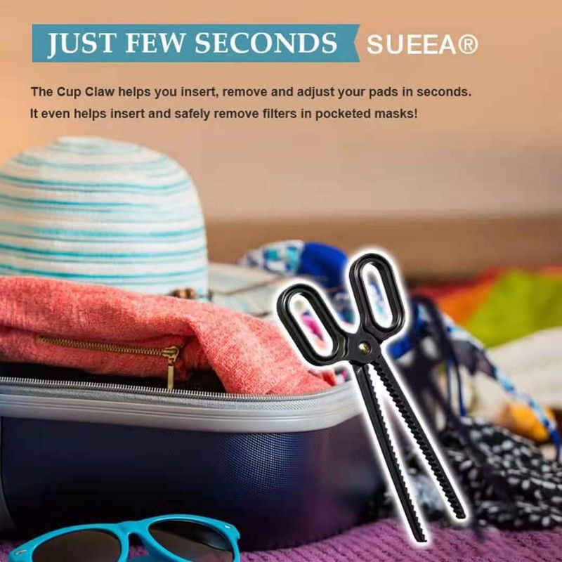 Scissor Style Bra Pad Removal Clip, Serrated Underwire Liner Tweezers for Swimsuit Bra Inserts Handy Tool-Black