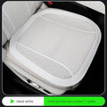 Car Seat Cushion Breathable Perforated Seat Pad, Non Slip Auto Front Seat Cover Mat for Driving Office Chair-Gray