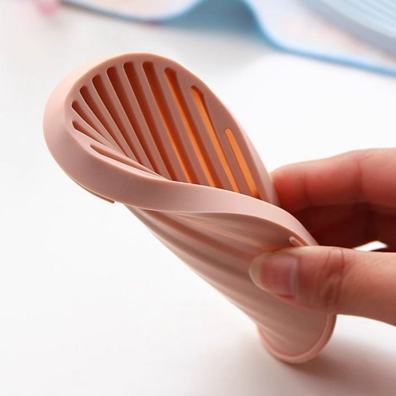 Silicone Soap Saver Pad – Non-Slip Silicone Soap Holder Tray – White