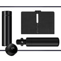 Luxury Corporate Gift Set Temperature Display Bottle Auto Umbrella Notebook, Premium Business Office Gift Hamper, All Weather Practical Employee Client Present-black