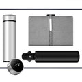 Luxury Corporate Gift Set Temperature Display Bottle Auto Umbrella Notebook, Premium Business Office Gift Hamper, All Weather Practical Employee Client Present-gray