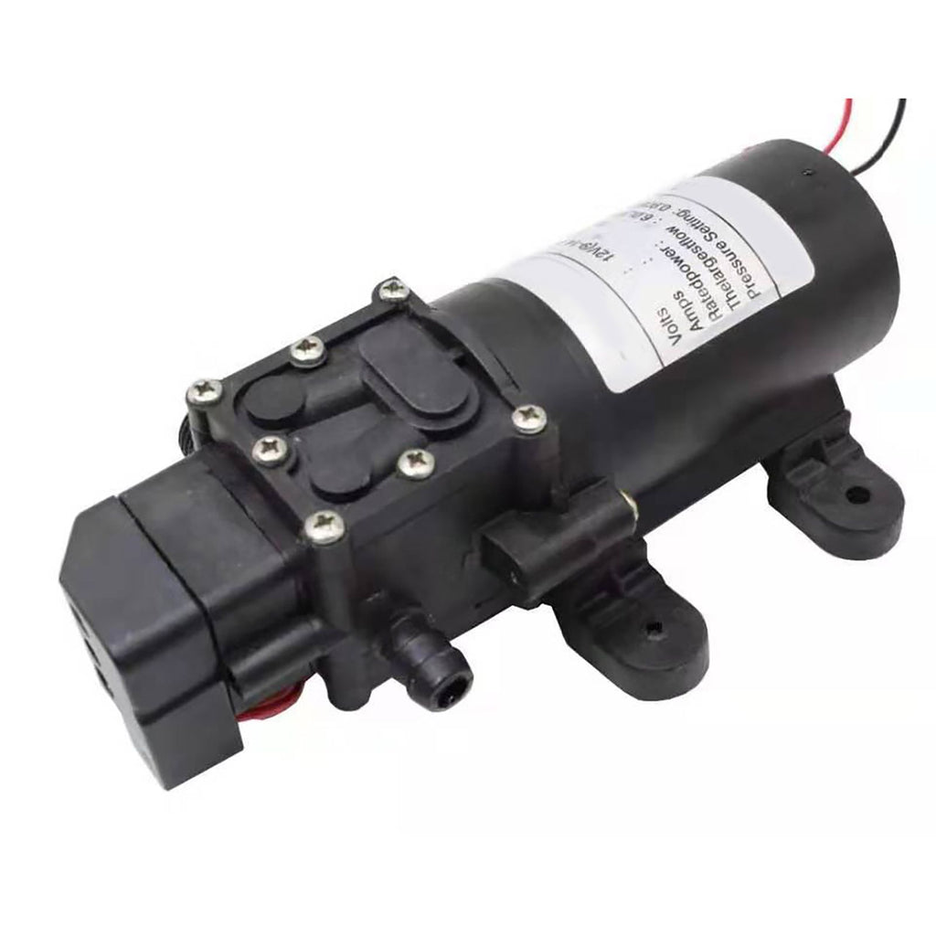 High Pressure Diaphragm Pump Smart Electric 6L Flow Rate Self Priming Pump for Car Wash Agricultural DC12V 72W