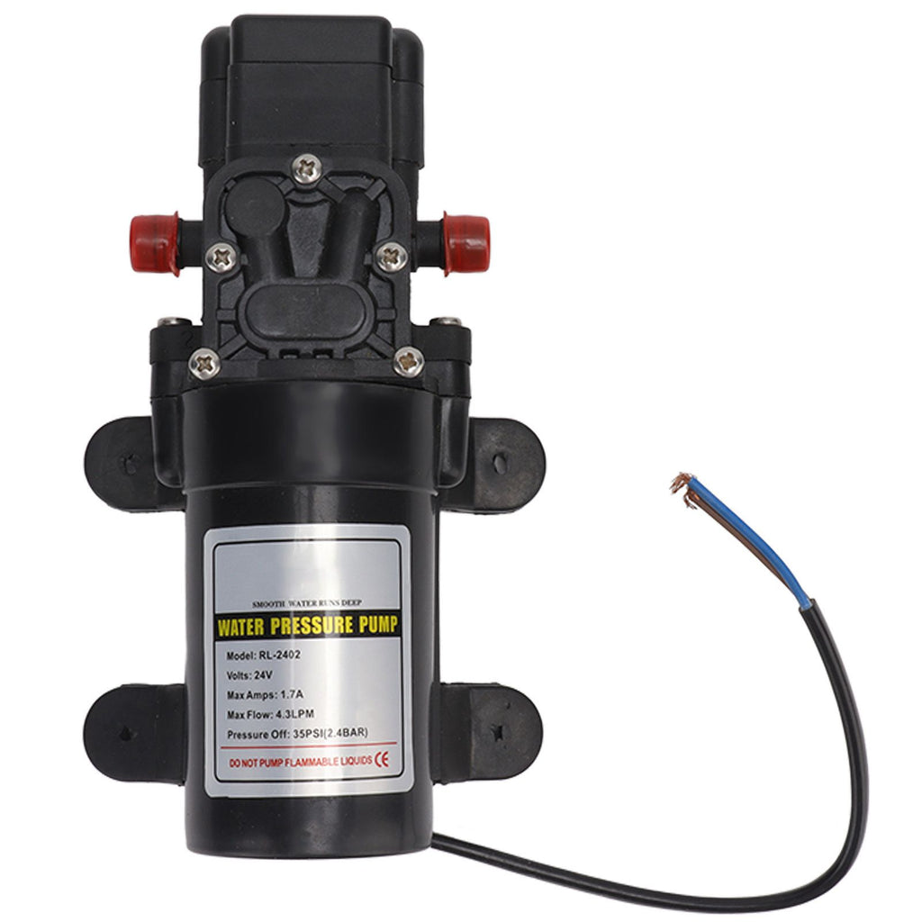 Water Pressure Diaphragm Pump Self Priming Diaphragm Pump High Pressure Water Pump for Outdoor RL 2402 24V
