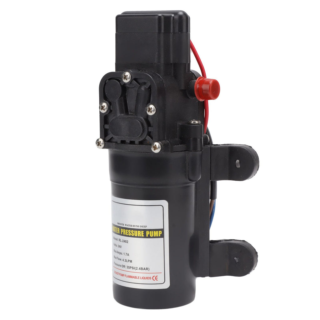 Water Pressure Diaphragm Pump Self Priming Diaphragm Pump High Pressure Water Pump for Outdoor RL 2402 24V