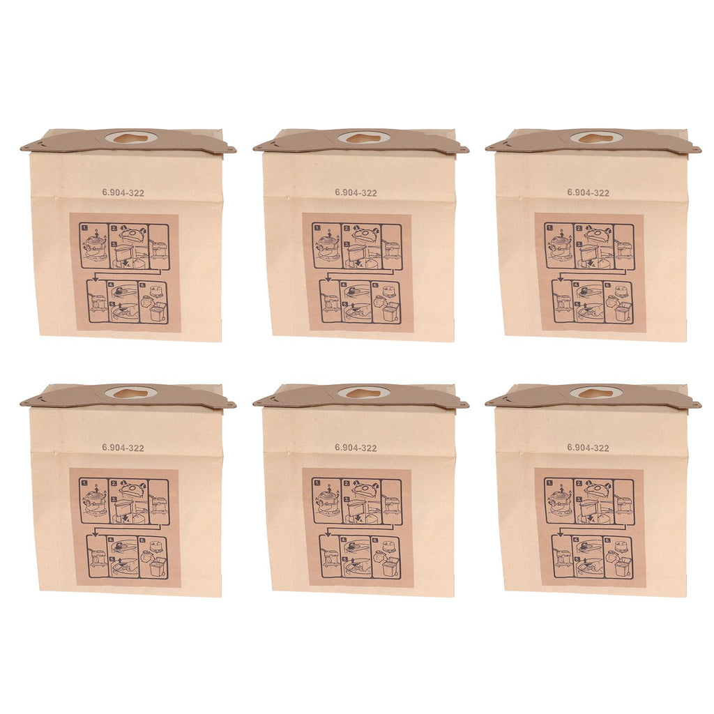 Vacuum Cleaner Paper Garbage Dust Bag for Karcher WD2250 A2004 A2054 MV2 Vacuum Cleaner
