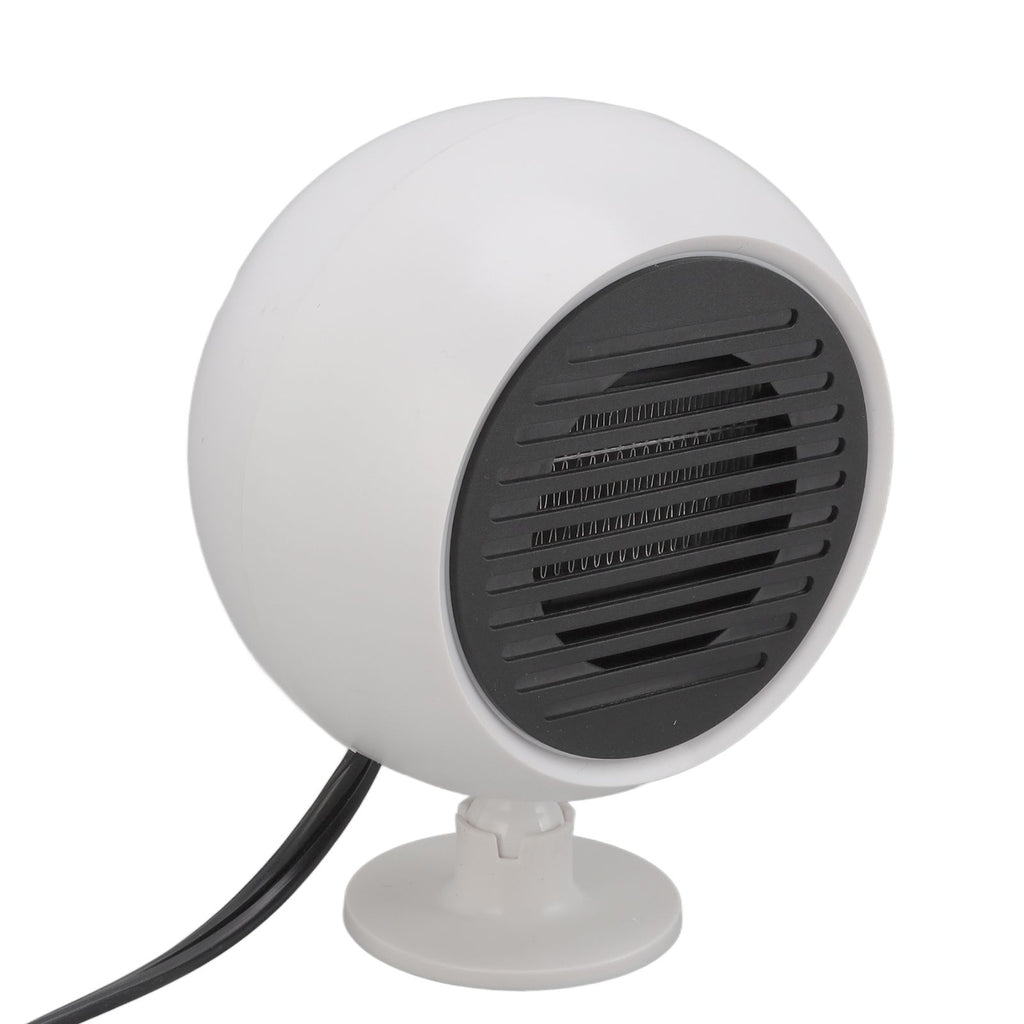 Car Heater Constant Temperature Low Noise Wide Angle 360° Adjustable Car Heater Fan White 24V