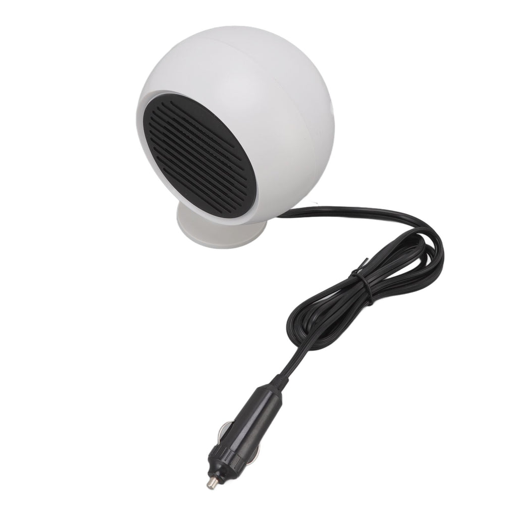 Car Heater Constant Temperature Low Noise Wide Angle 360° Adjustable Car Heater Fan White 24V