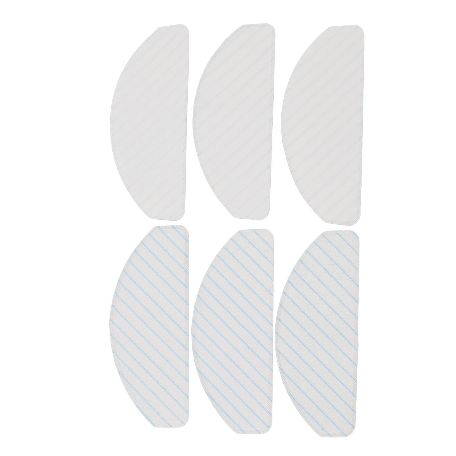 6 Pcs Mop Cloth for Yeedi Vac 2pro Vacuum Cleaner Cleaning Pads Replacement Parts Sweeper Accessories