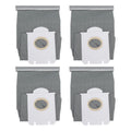 4 Pieces Vacuum Cleaner Dust Bags Replacement Non Woven Fabric Dust Collection Bag for Philips FC9071 FC8134 FC8613 FC8614
