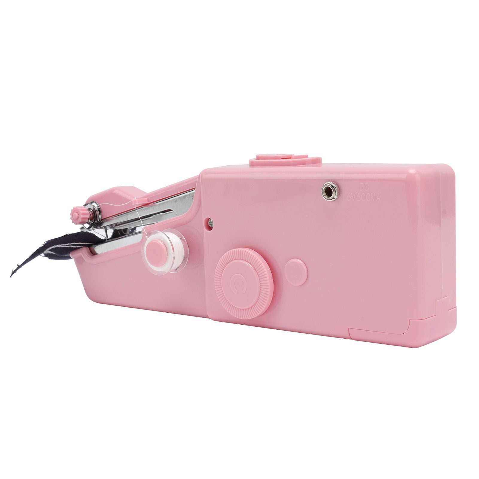 Handheld Sewing Machine Smoothing Stitching Portable Electric Sewing Tool for Home Travel Pink
