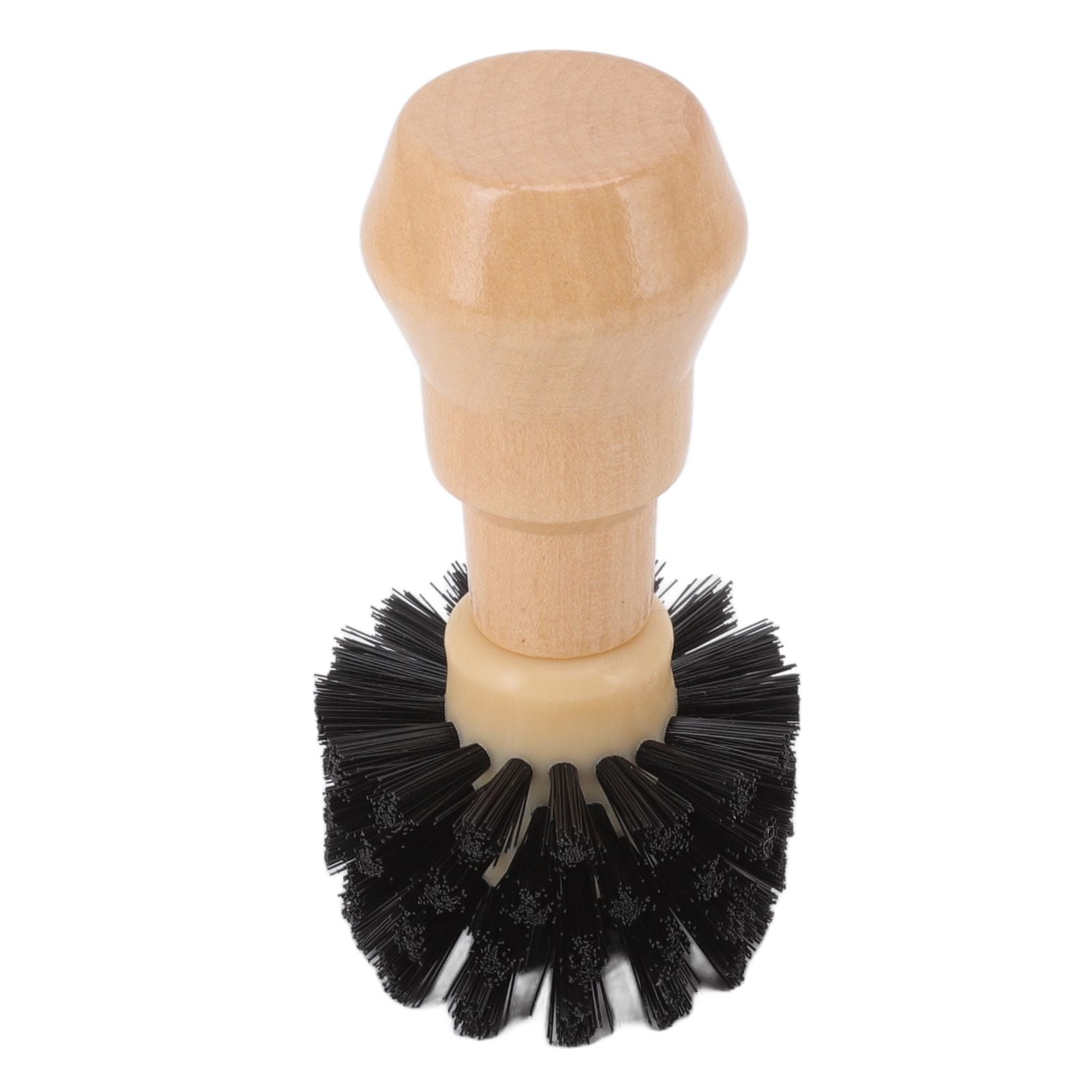 Portafilter Cleaning Brush Professional Portable Coffee Tamper Cleaning Brush with Wooden Handle for Kitchen Tool 51mm/2.01in, 54mm/2.13in
