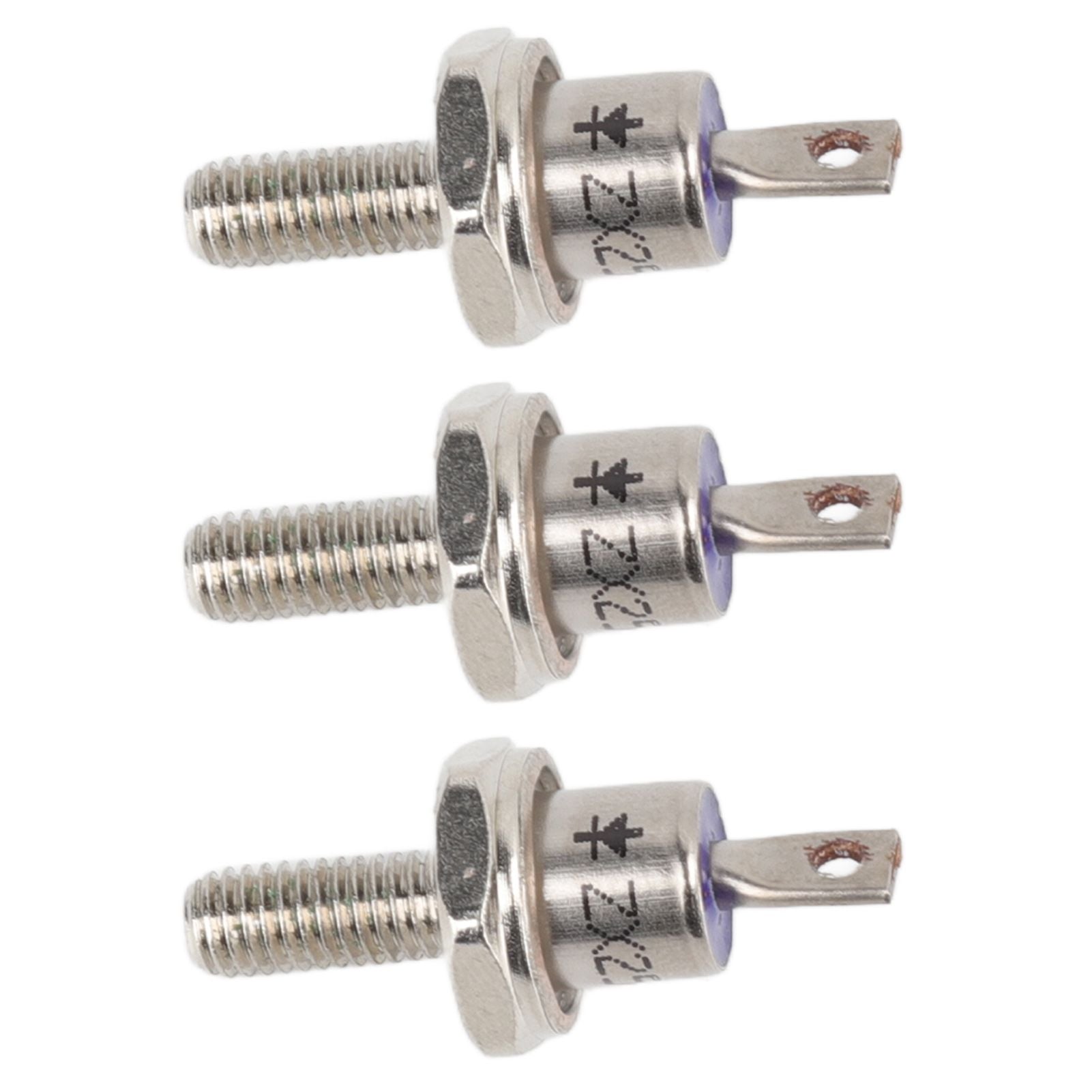 3PCS Rectifier Diode Spiral 25A Iron High Hardness Spiral Rectifier Module Replacement for Generator Cathode