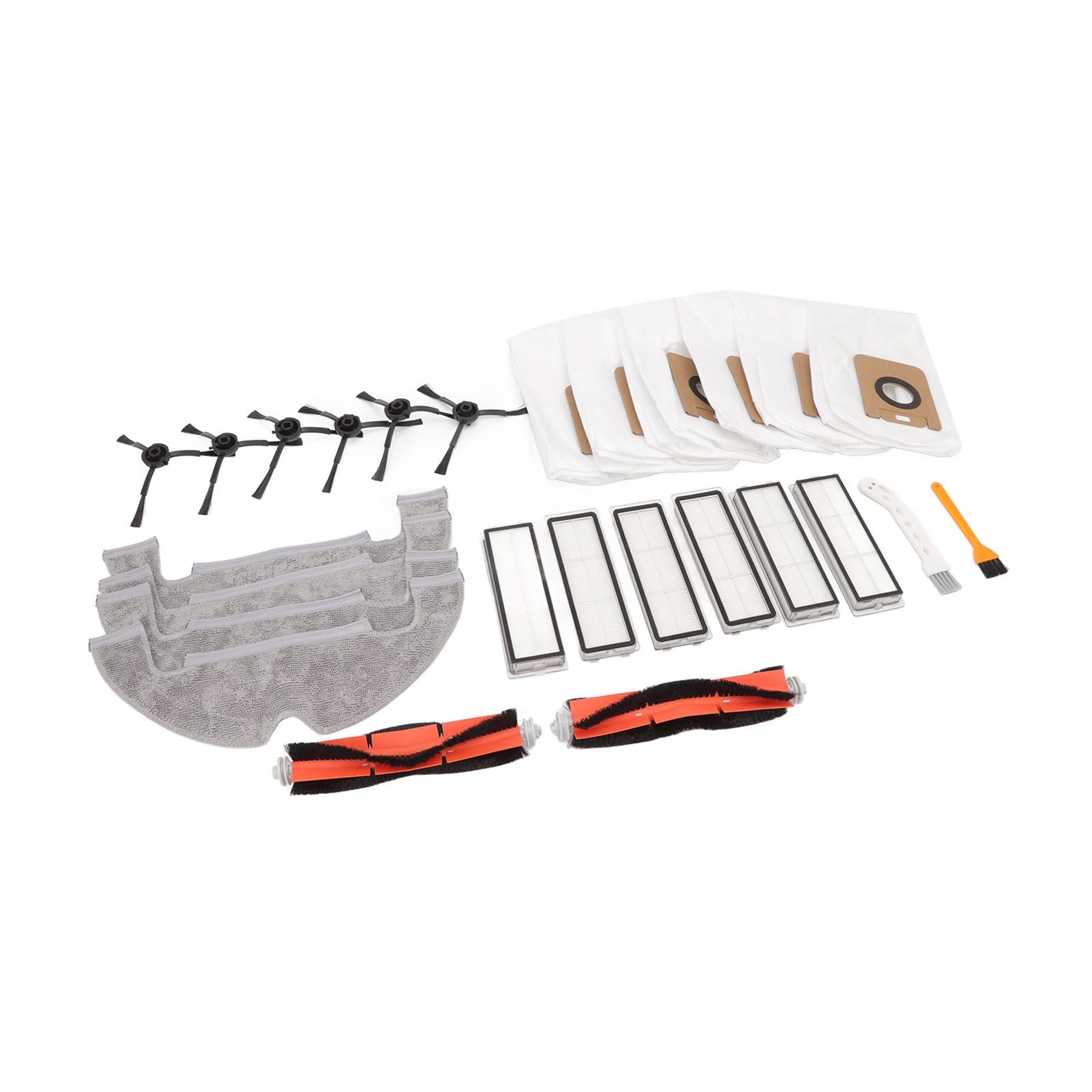 Sweeper Accessories Main Brush Dust Bag Filter Rag Side Brush Sweeper Replacement Parts for Dreame Z10 Pro