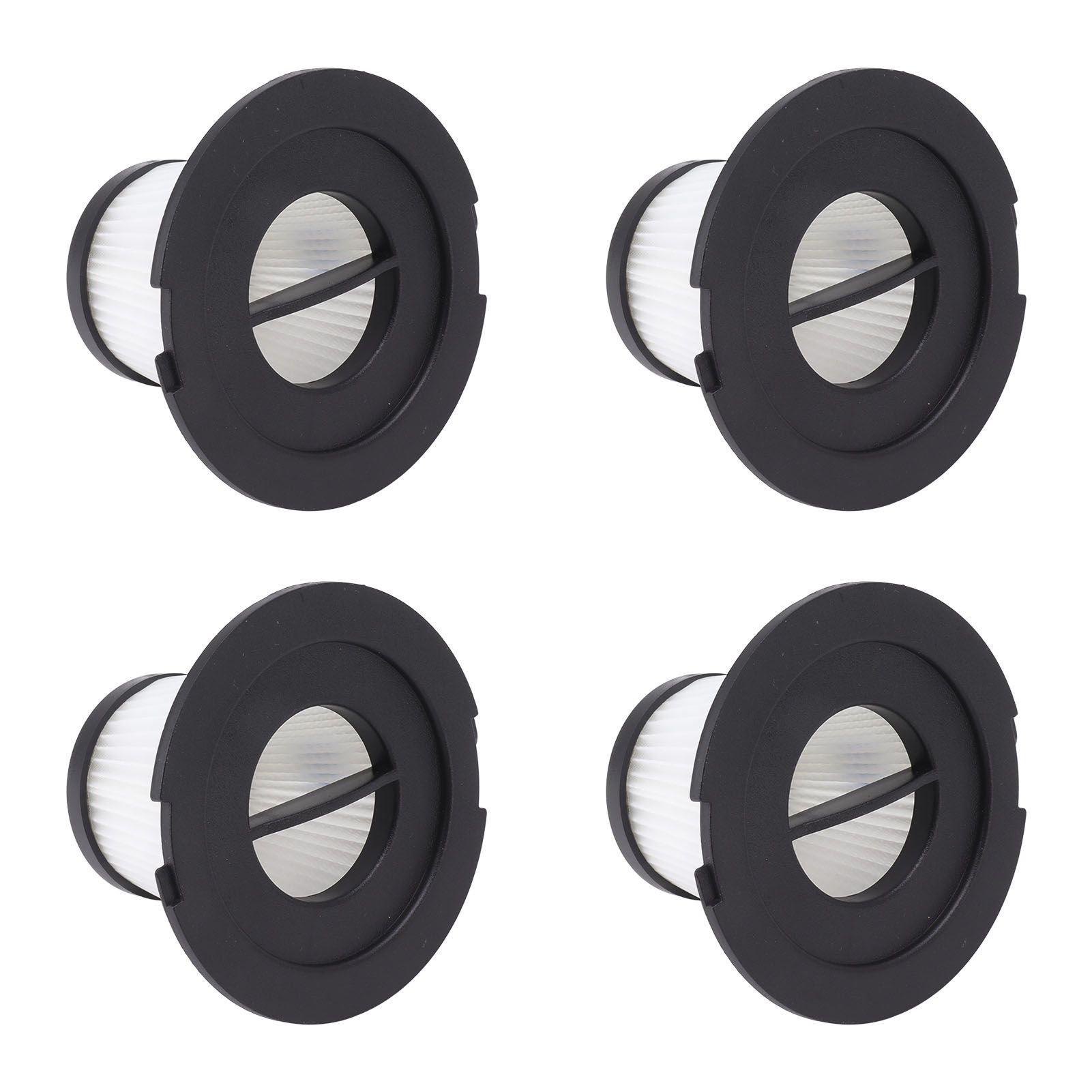 4pcs Vacuum Cleaner Replacement Filters Washable Vacuum Filter Detachable Vacuum Cleaner Filter Accessory for Moosoo K17 for INSE N6s