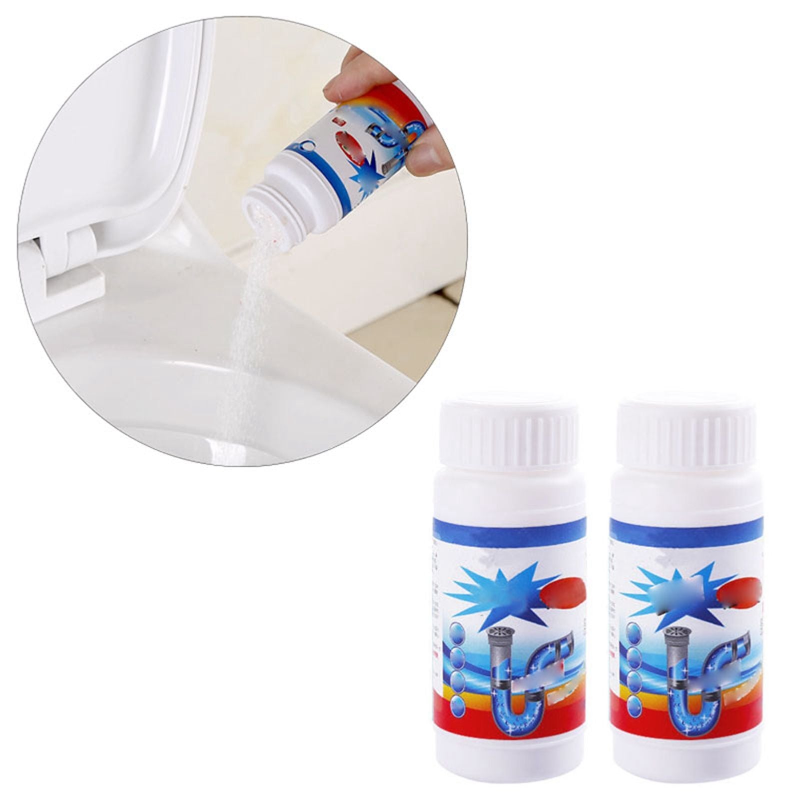 5Pcs Drain Clog Remover Powerful Pipe Cleaning Powder for Kitchen Sink Drain Toilet Pipeline Cleaning Tool