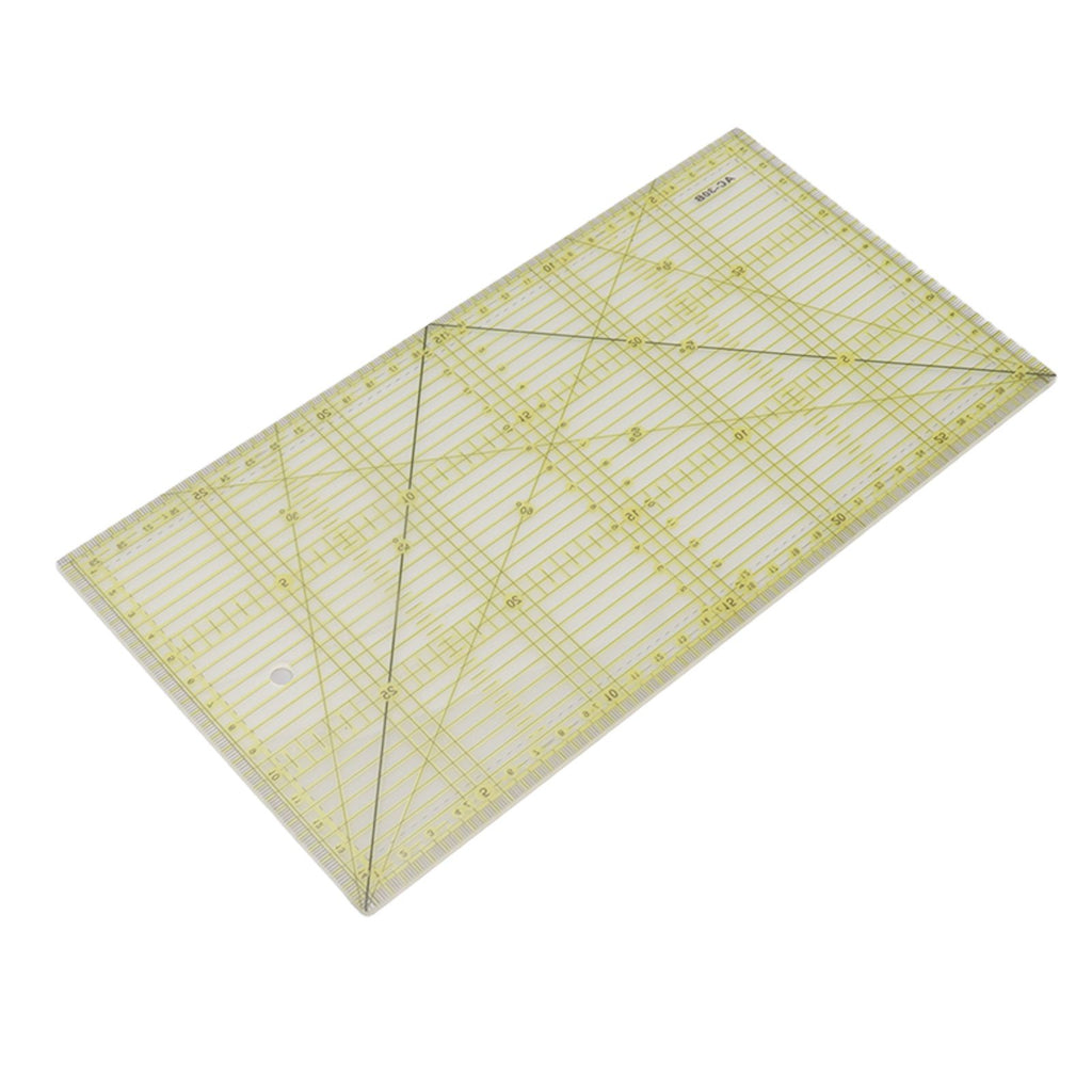 Acrylic Quilt Ruler DIY Precise Scale Transparent Quilting Ruler for Sewing Measuring Patchwork
