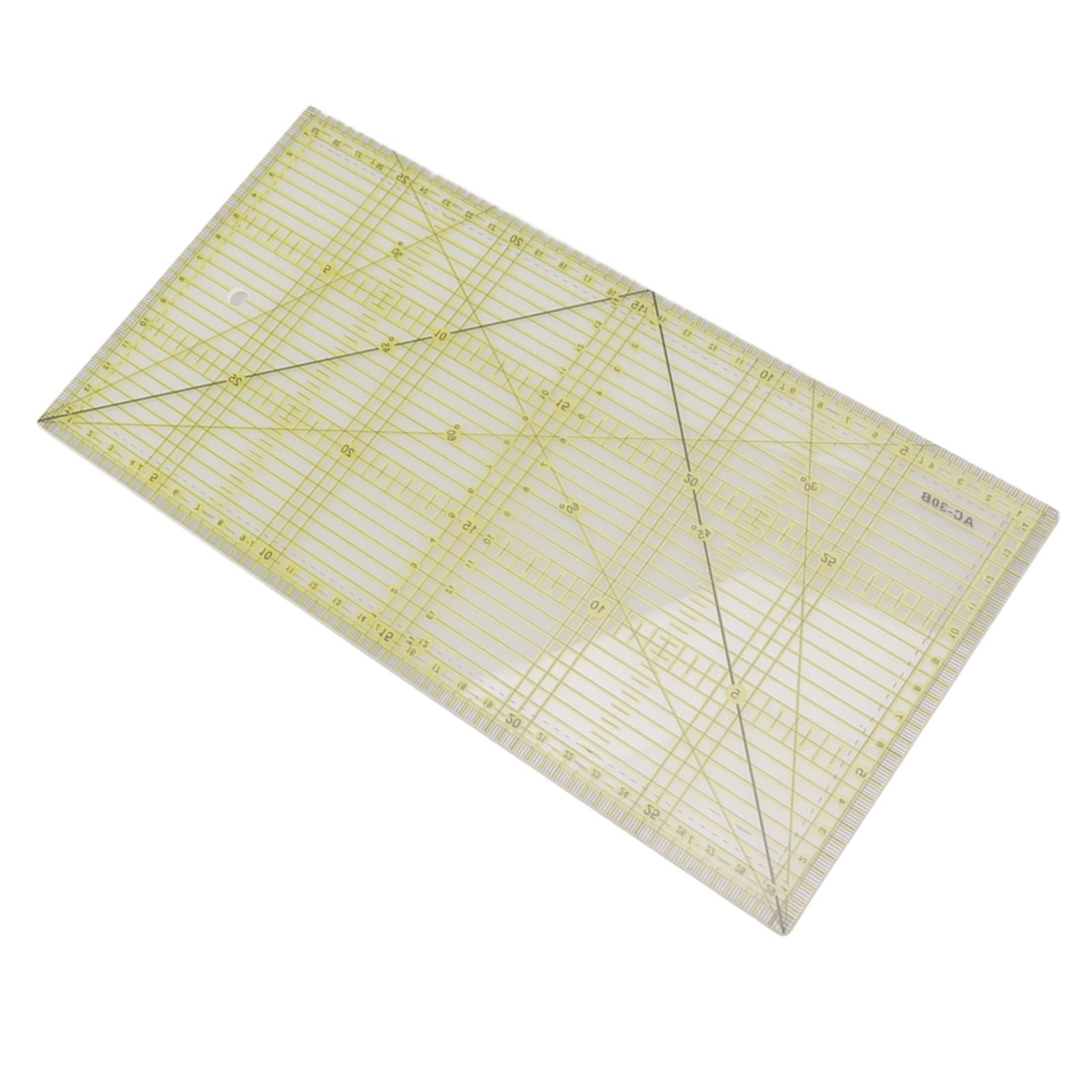 Acrylic Quilt Ruler DIY Precise Scale Transparent Quilting Ruler for Sewing Measuring Patchwork