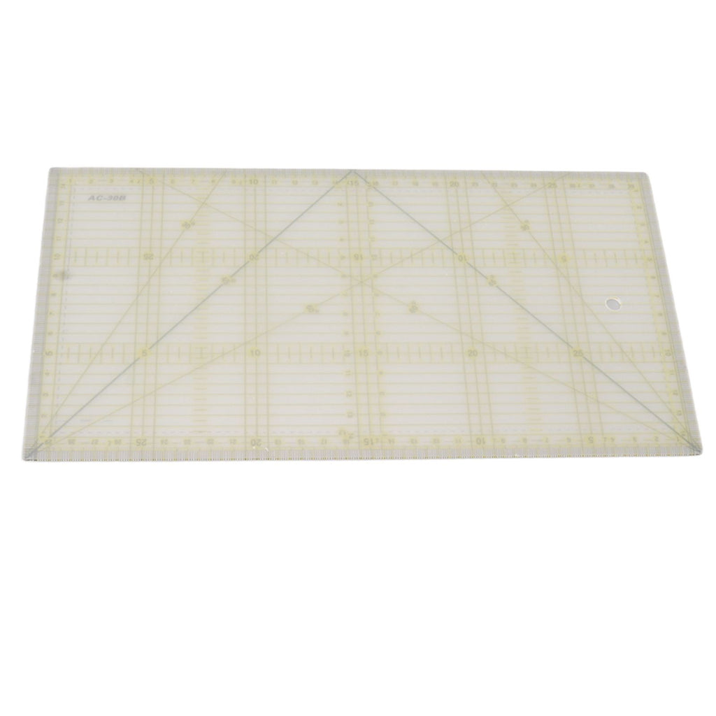Acrylic Quilt Ruler DIY Precise Scale Transparent Quilting Ruler for Sewing Measuring Patchwork