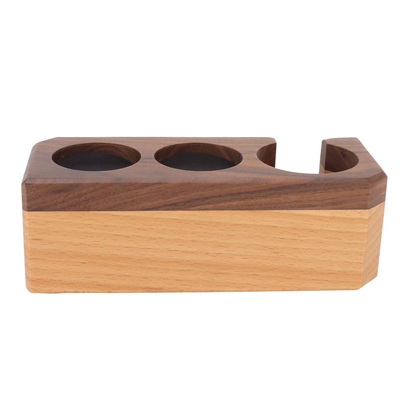 Tamping Station Thick Wood Anti Slip Mats Elegant Multifunction Tamper Holder for 51 54 58mm Portafilter Distributor Small