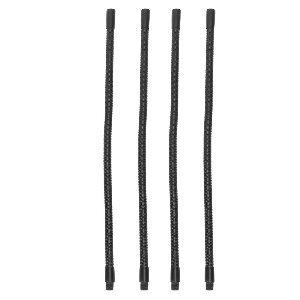 4 Pcs Gooseneck Lamp Hose Aluminium 10mm Caliber Flexible Table Desk Lamp Hose Lighting Fittings 30cm