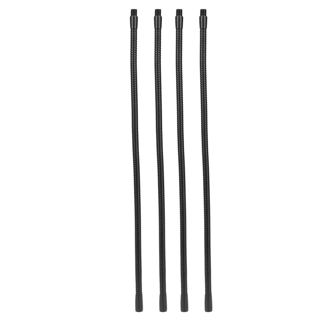 4 Pcs Gooseneck Lamp Hose Aluminium 10mm Caliber Flexible Table Desk Lamp Hose Lighting Fittings 40cm