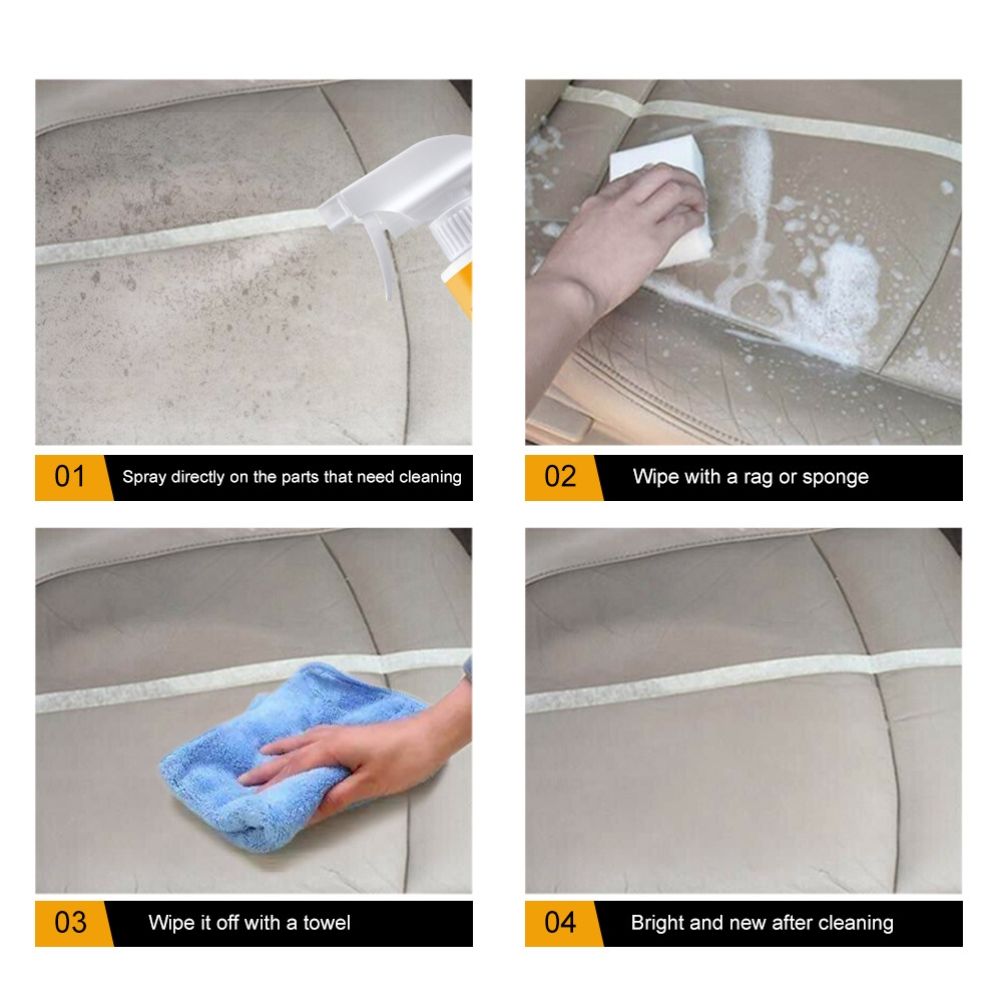 Multi Purpose Foam Cleaner 250ml Car Interior Home Anti Fade Dirt Remover