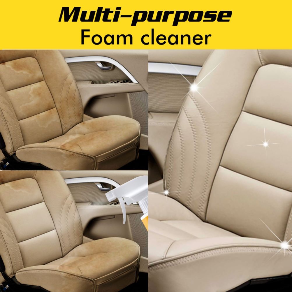 Multi Purpose Foam Cleaner 250ml Car Interior Home Anti Fade Dirt Remover