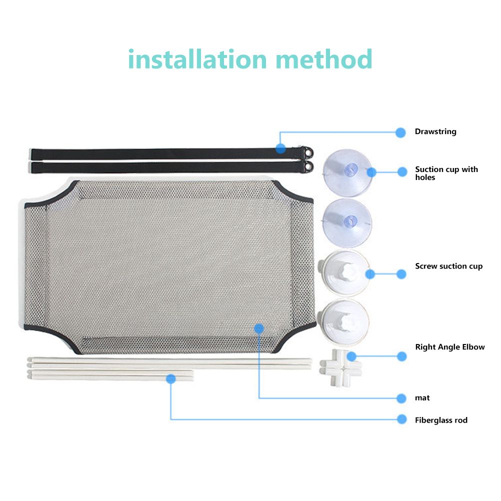 Double Layer Cat Window Hammock Cat Window Perch Strong Suction Cups Cat Hammock for Window Kitty Sunny Seat