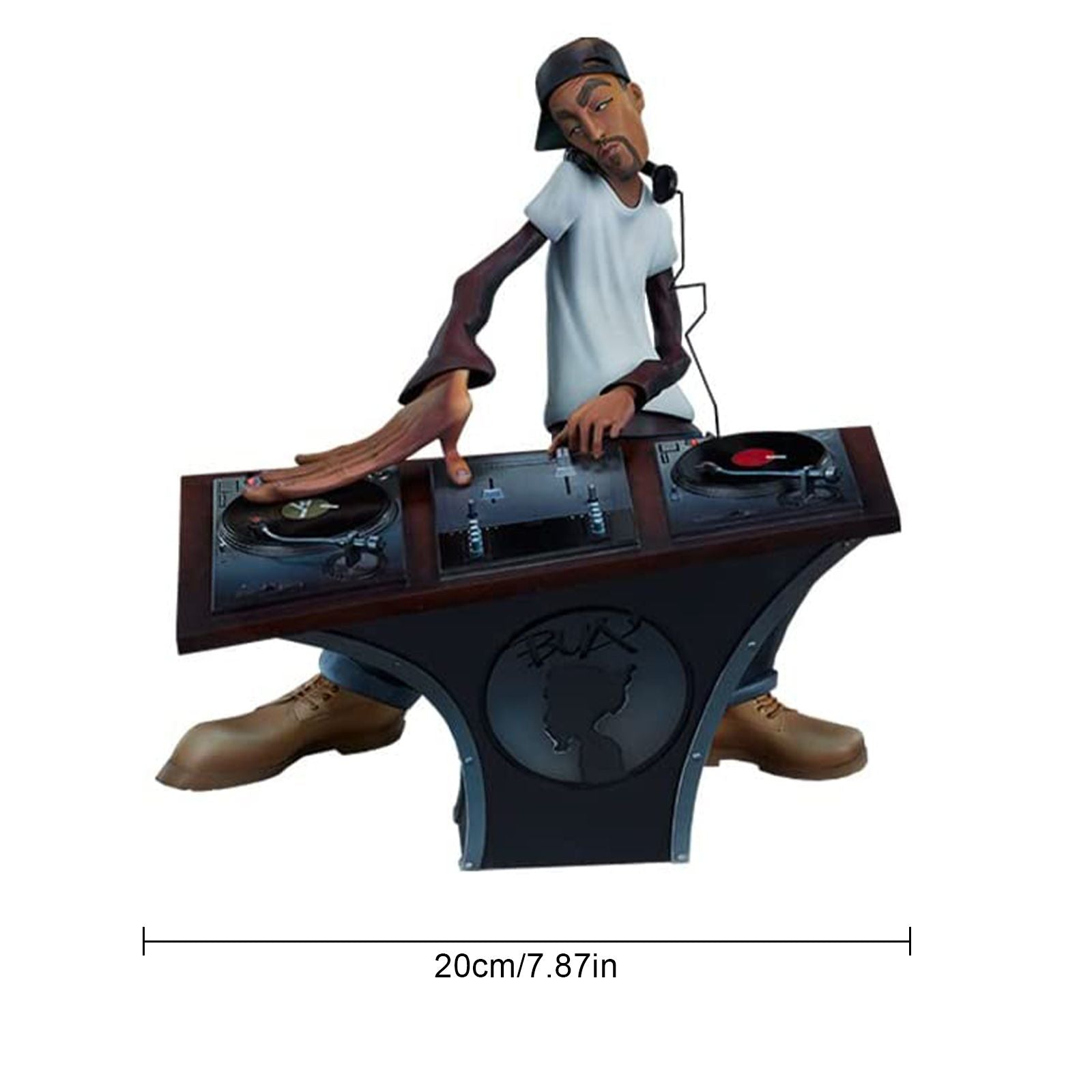 Hip Hop Figure Model Ornament Resin 20 x 12 x 12cm Hip Hop Sculpture
