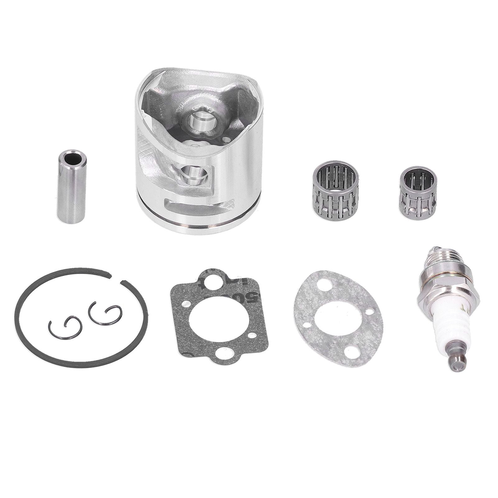 44mm Cylinder Piston Ring Kit with Gasket Needle Bearing for Husqvarna 445 450 450E Chainsaw Parts