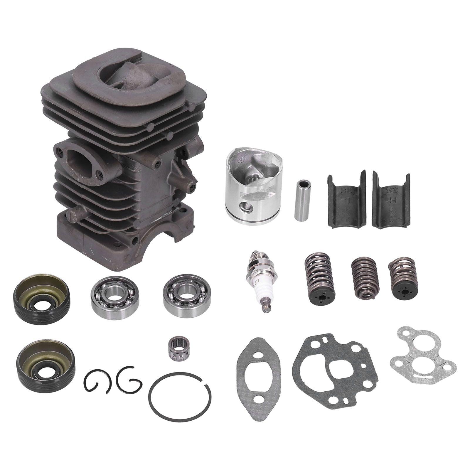39mm Cylinder Piston Kit Chainsaw Cylinder Needle Bearing Spring Set for Husqvarna 235 236 236E 240 240E
