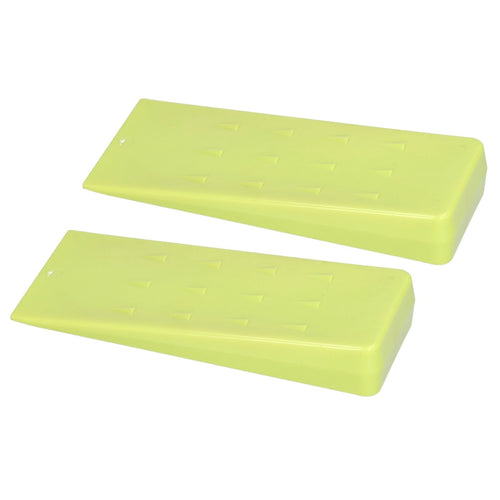 2 Pcs Chainsaw Wedges 8 Inch Green Chainsaw Felling Cutting Wedges Log Splitter Wedges