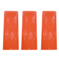 3pcs 8in Felling Wedges Spiked Plastic Safe Logging Tools for Chainsaws Tree Cutting