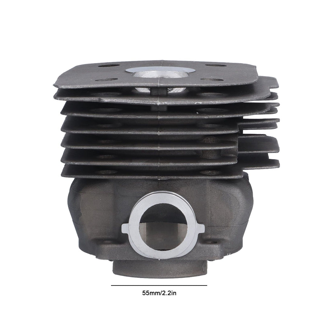 55MM Cylinder Piston Assembly with Spark Plug Pressure Reducing Valve for Husqvarna 385 390 for Jonsered 2186 2188Nikasil