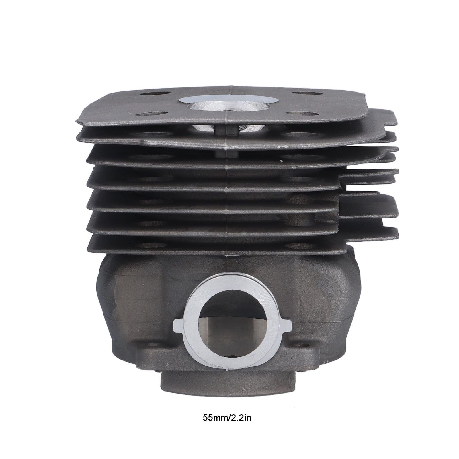 55MM Cylinder Piston Assembly with Spark Plug Pressure Reducing Valve for Husqvarna 385 390 for Jonsered 2186 2188Nikasil