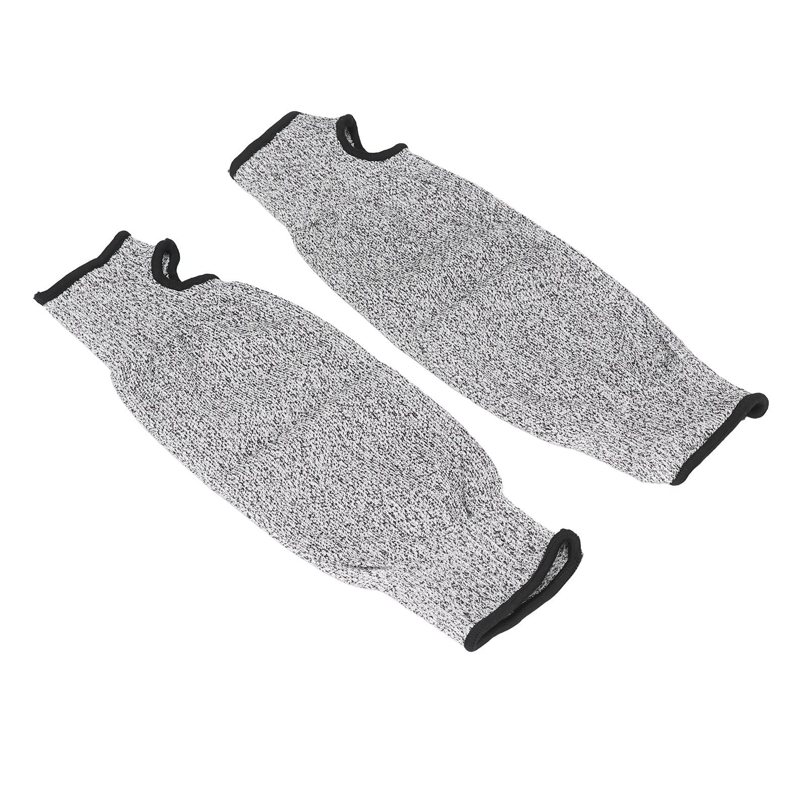 Cut Resistant Arm Sleeves HPPE Protective Safety Arm Guard for Gardening Wood Carving 36cm