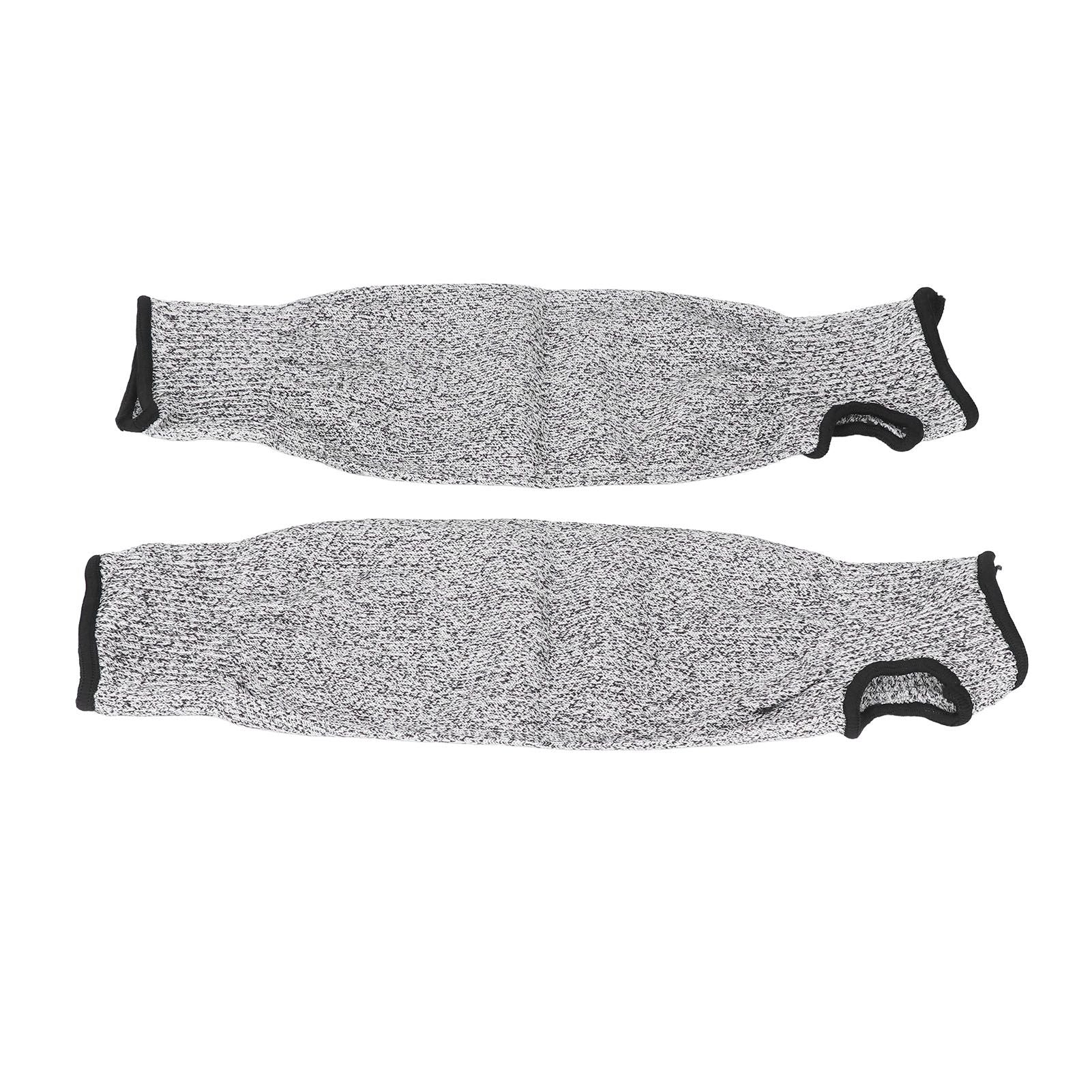 Cut Resistant Arm Sleeves HPPE Protective Safety Arm Guard for Gardening Wood Carving 36cm