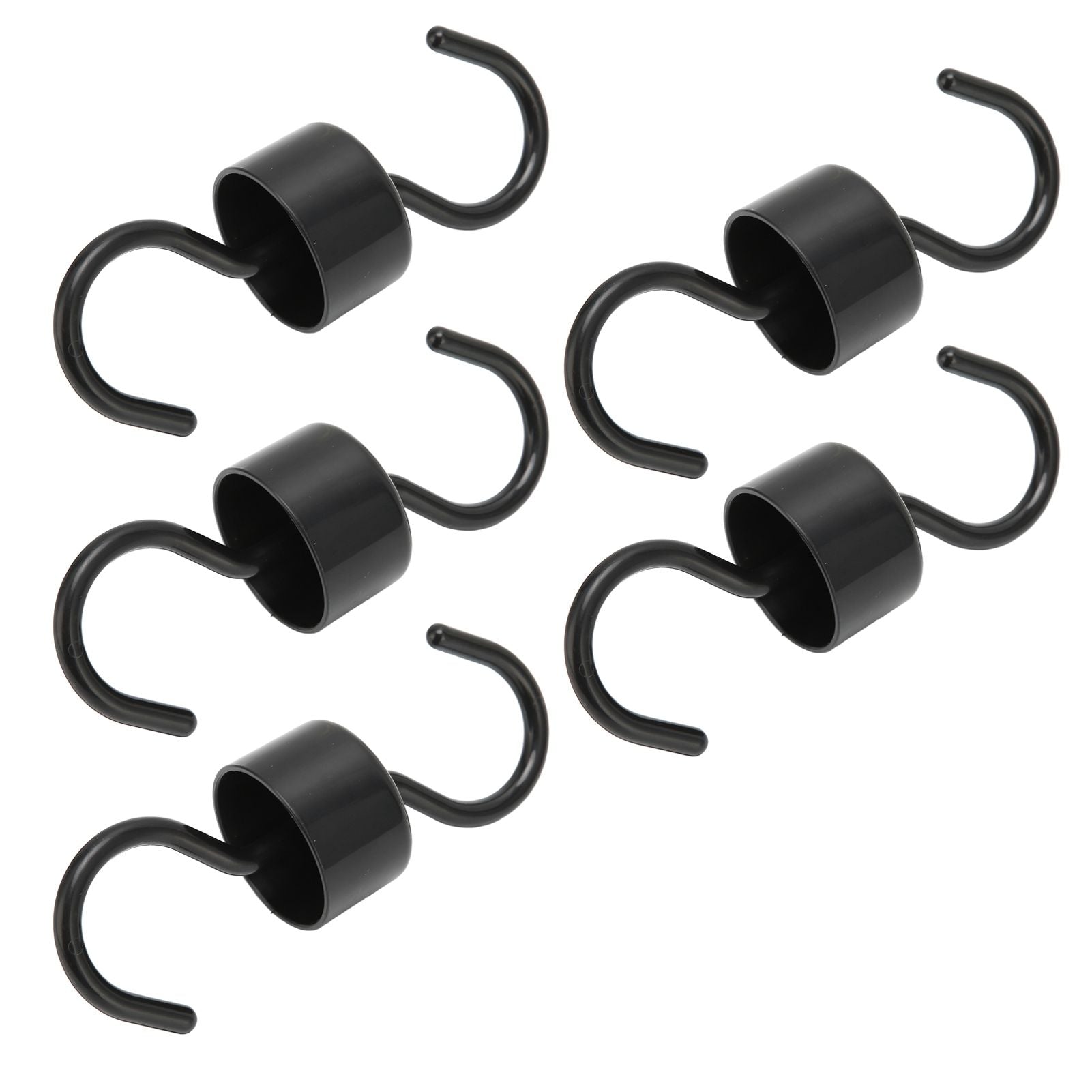 5Pcs Bird Feeder Hooks Black ABS Sturdy Easy Install Beautiful Ant Prevention Hooks for Garden