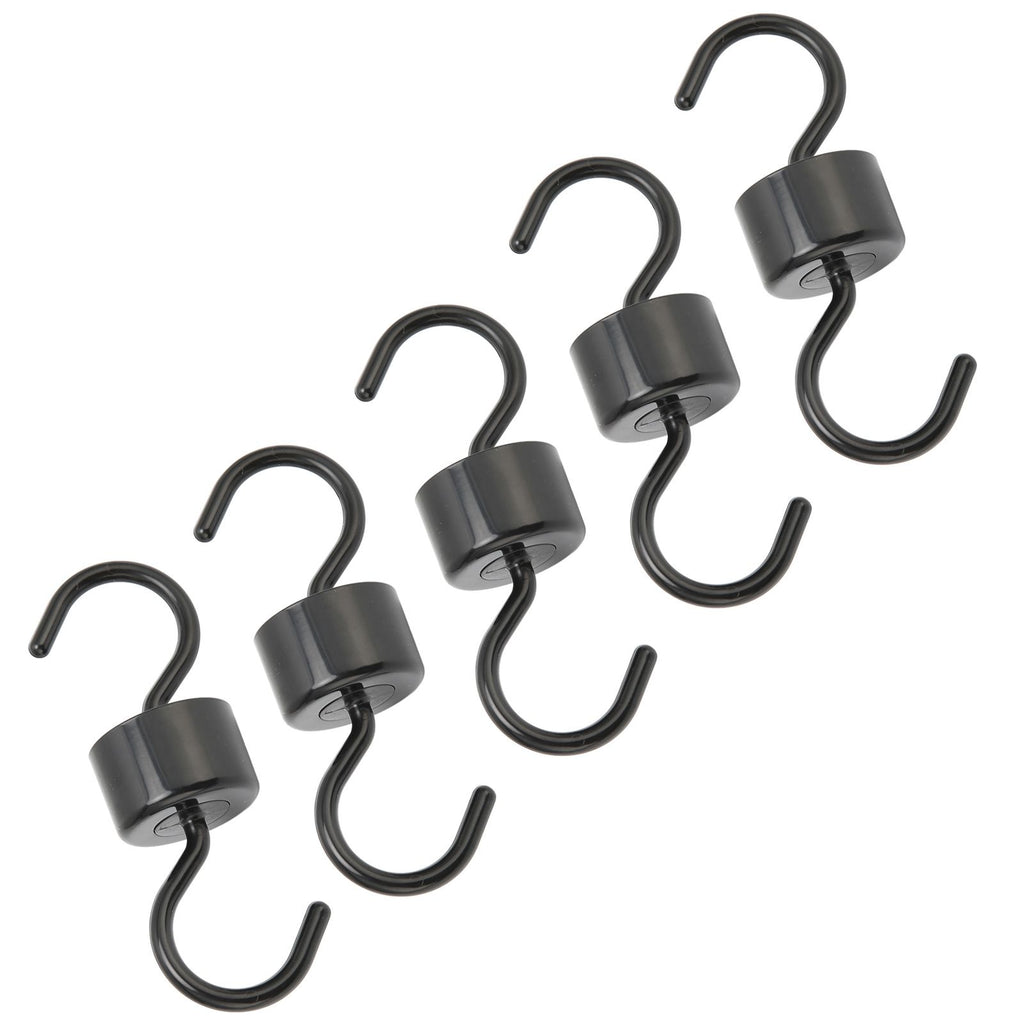 5Pcs Bird Feeder Hooks Black ABS Sturdy Easy Install Beautiful Ant Prevention Hooks for Garden