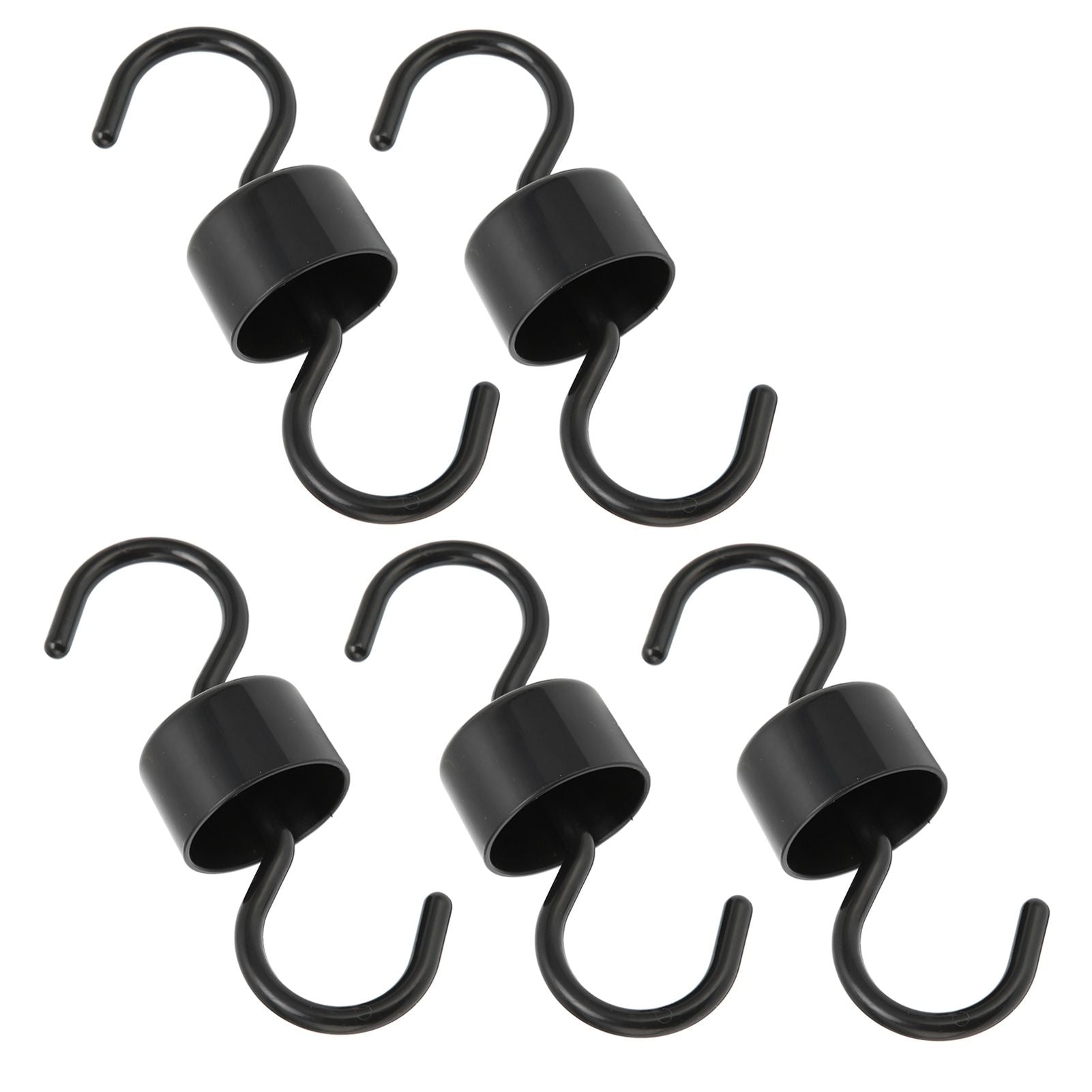 5Pcs Bird Feeder Hooks Black ABS Sturdy Easy Install Beautiful Ant Prevention Hooks for Garden