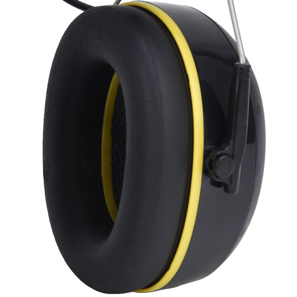 Hearing Protection Earmuffs 5V/1A Noise Canceling Multifunctional Ear Protection Earmuffs for Gardening Black