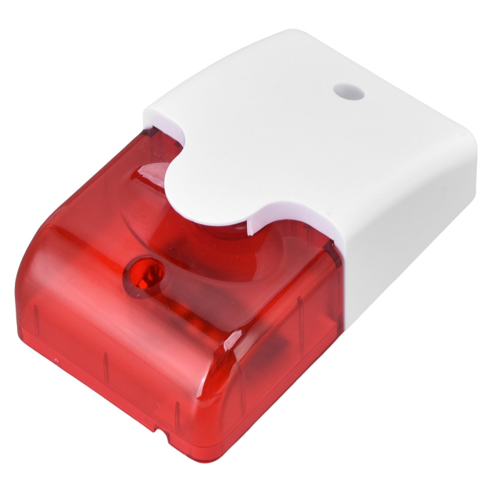 Mini Strobe Siren Wired Alarm Strobe Flashing Light Horn Flash Sound Siren for Home Security Alarm System DC12V
