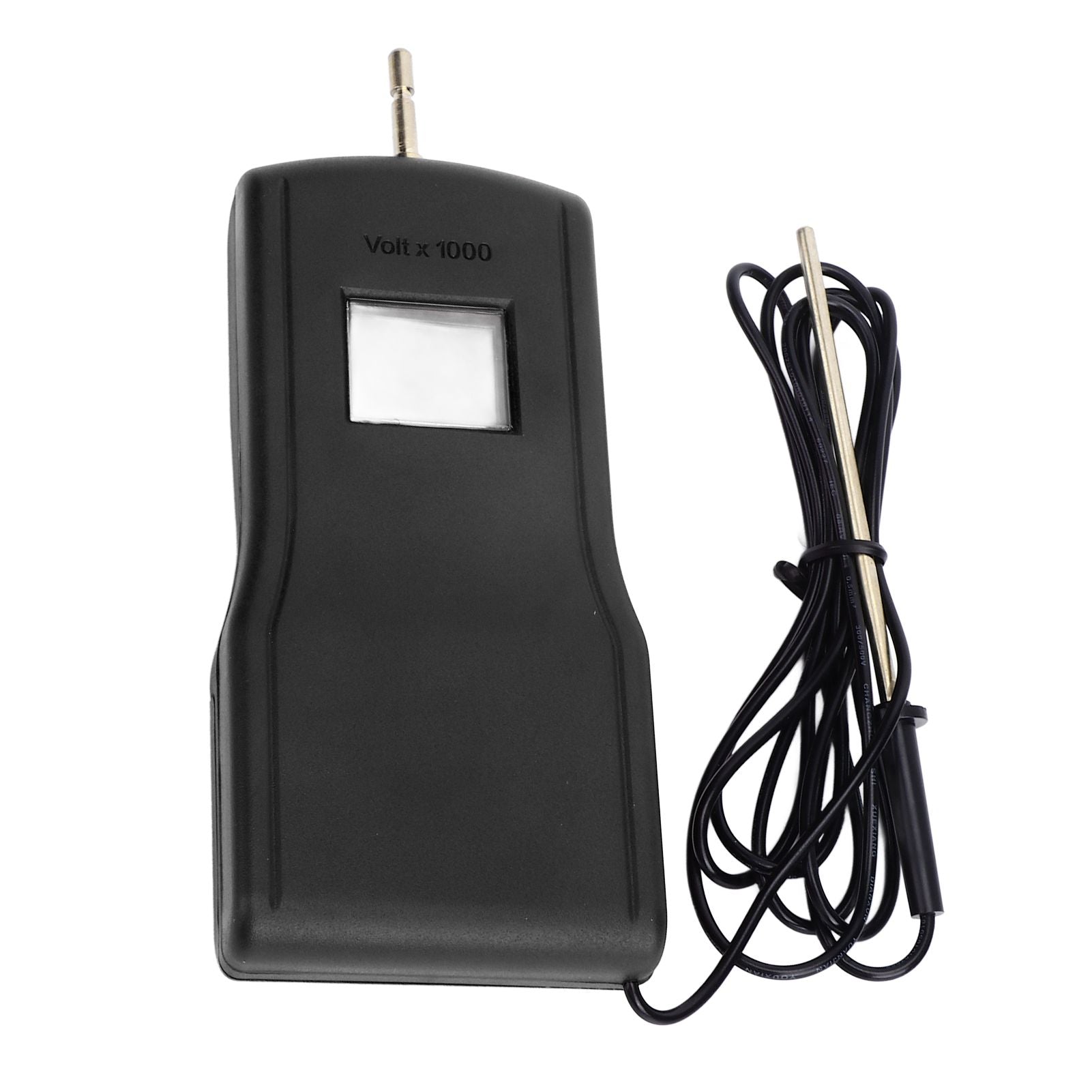 15KV LCD Electric Fence Voltage Tester Portable Electric Fence Digital Voltmeter for Farm Garden MLD‑004B Black Black
